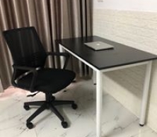 Bàn làm việc 4 chân tròn