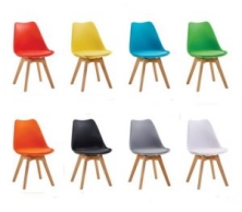 Ghế Ăn, Ghế Cafe Bọc Đệm Chân Gỗ