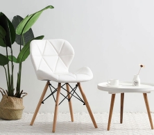 Ghế Eames bọc đệm LZC-M3 (Trắng)