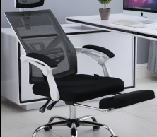 Ghế xoay lưới ngả lưng có gối đầu và gác chân TM822