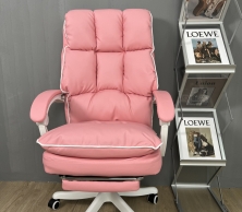 Ghế xoay da PU thiết kế công thái học có ngả lưng và gác chân TM899