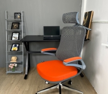 Ghế văn phòng cao cấp có gối đầu tay gạt linh hoạt TM828