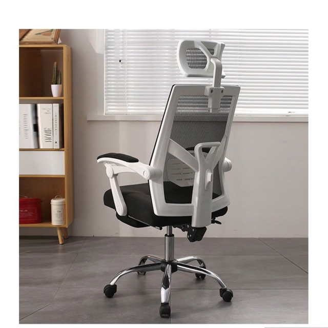 Ghế xoay lưới ngả lưng có gối đầu và gác chân TM822