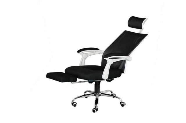 Ghế xoay lưới ngả lưng có gối đầu và gác chân TM822
