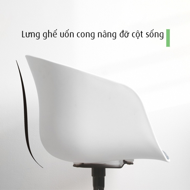 Ghế Hay 24 lưng nhưa chân thép