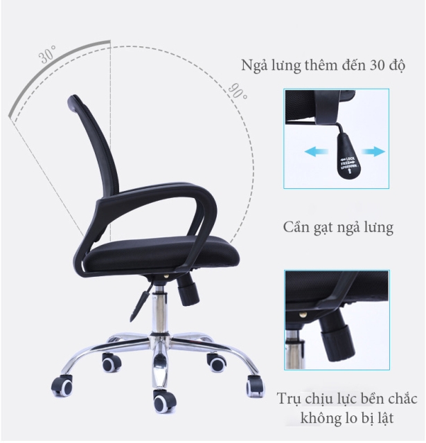 Ghế xoay lưới văn phòng TM405