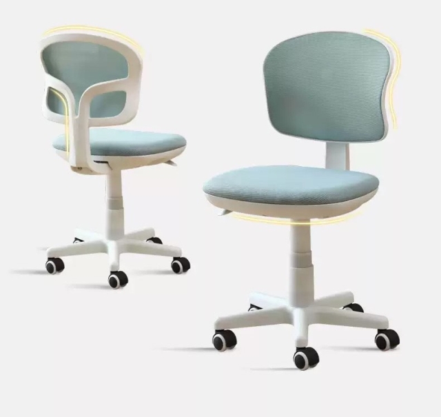 Ghế xoay nhập khẩu khung trắng mẫu mới siêu xinh TM006