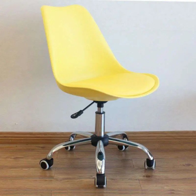 Ghế Nhựa Eames Chân Xoay Mặt Ngồi Đệm size lớn