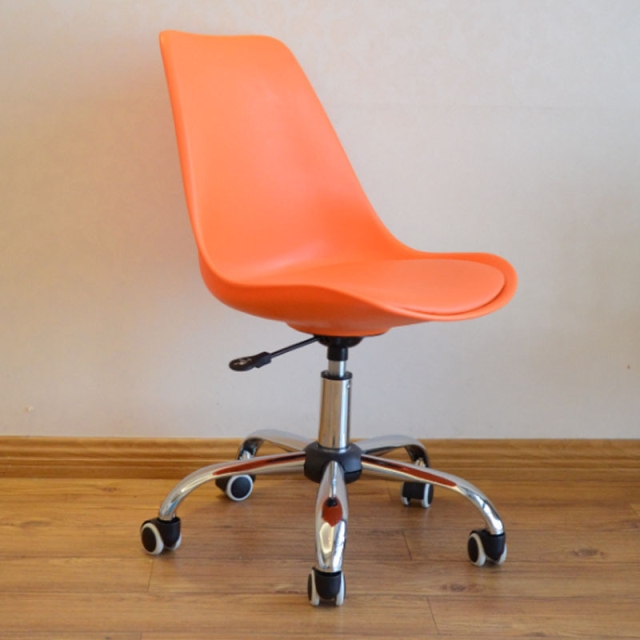 Ghế Nhựa Eames Chân Xoay Mặt Ngồi Đệm size lớn