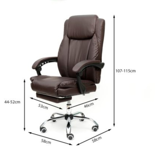 Ghế xoay da có tựa đầu ngã nằm TM898