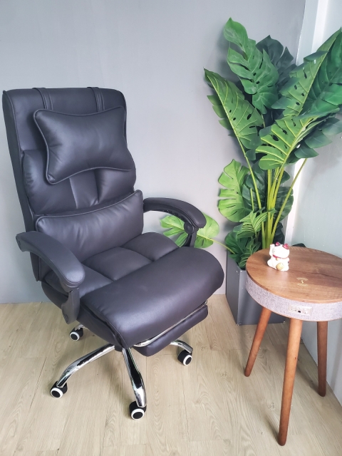 GHẾ VĂN PHÒNG GIÁM ĐỐC CHÂN XOAY CÓ TỰA ĐẦU NGÃ NẰM TM882