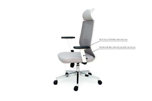 GHẾ VĂN PHÒNG CAO CẤP CÓ TỰA ĐẦU NGẢ LƯNG TM811