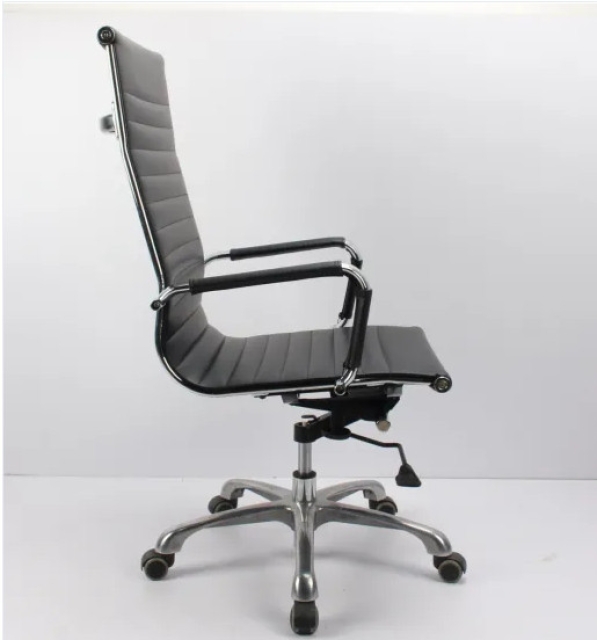 Ghế xoay da lưng cao chân nhôm cao cấp TM317A
