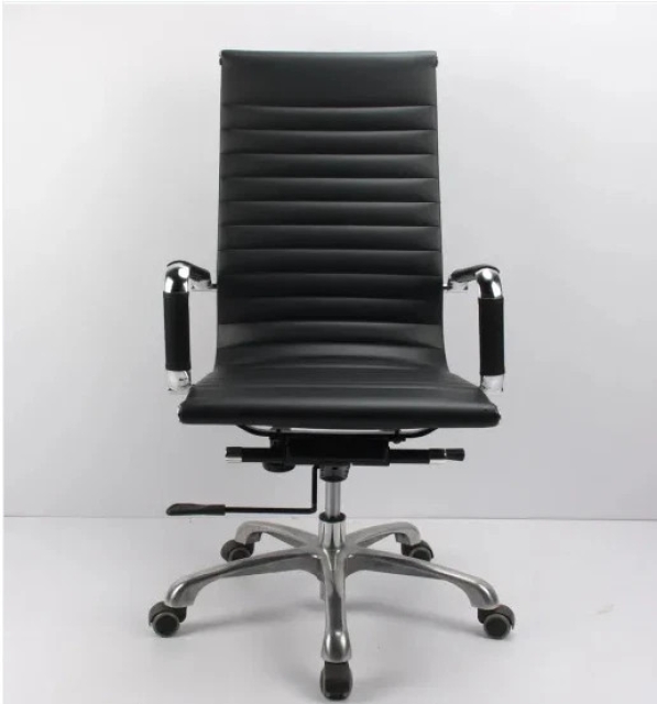 Ghế xoay da lưng cao chân nhôm cao cấp TM317A