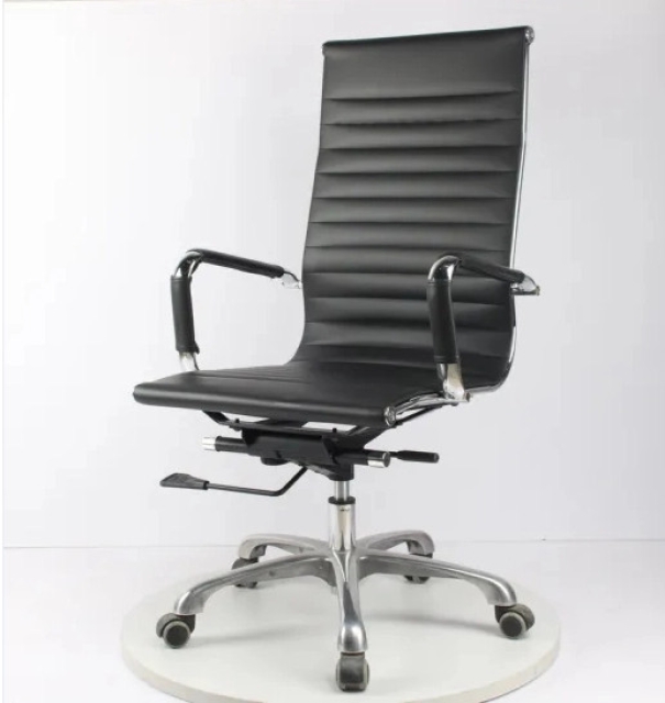 Ghế xoay da lưng cao chân nhôm cao cấp TM317A