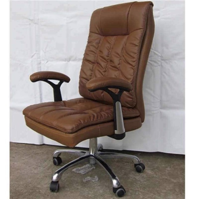 Ghế xoay da lưng ngả bọc da TM377