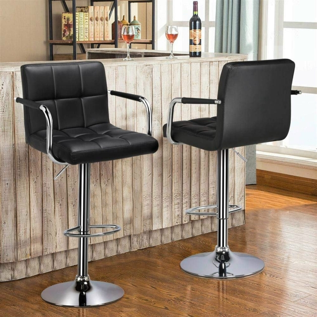 Ghế bar bọc nệm có tựa tay TM088