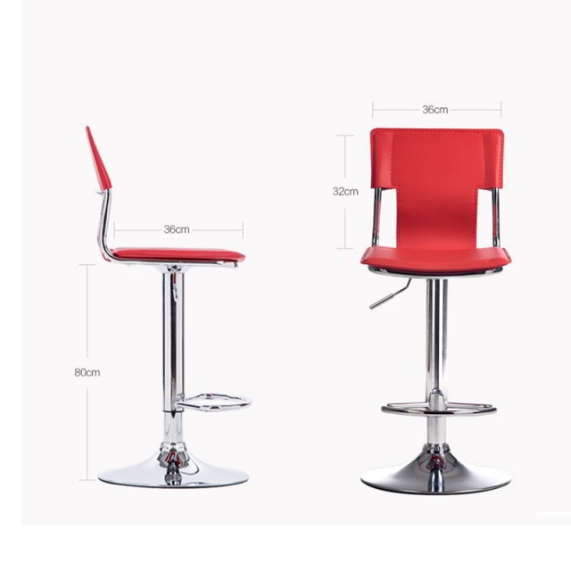 Ghế Bar mâm xoay nâng hạ có lưng TM090