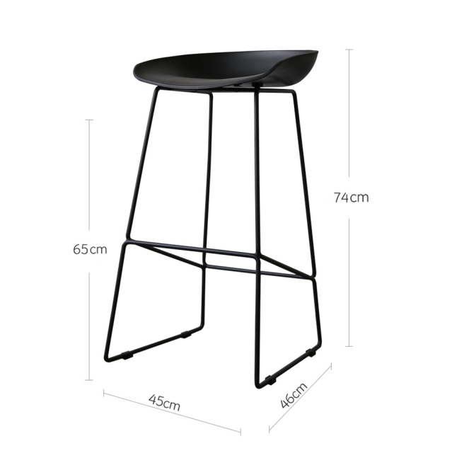 Ghế Bar Hay 38 Chân Sắt