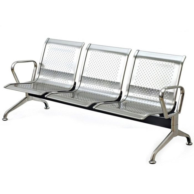 Ghế Băng Chờ Inox 3 chỗ Nhập Khẩu 