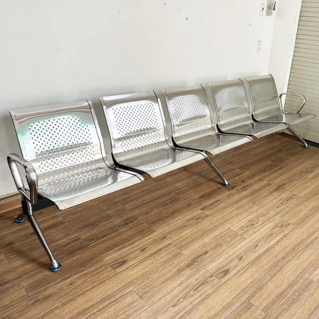 Ghế băng chờ inox  5 chỗ ngồi nhập khẩu