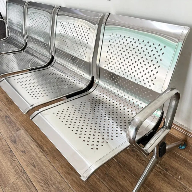 Ghế băng chờ inox  5 chỗ ngồi nhập khẩu